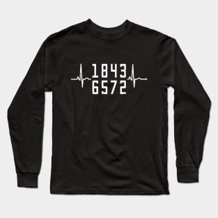 1843 V8 Car Lover Long Sleeve T-Shirt